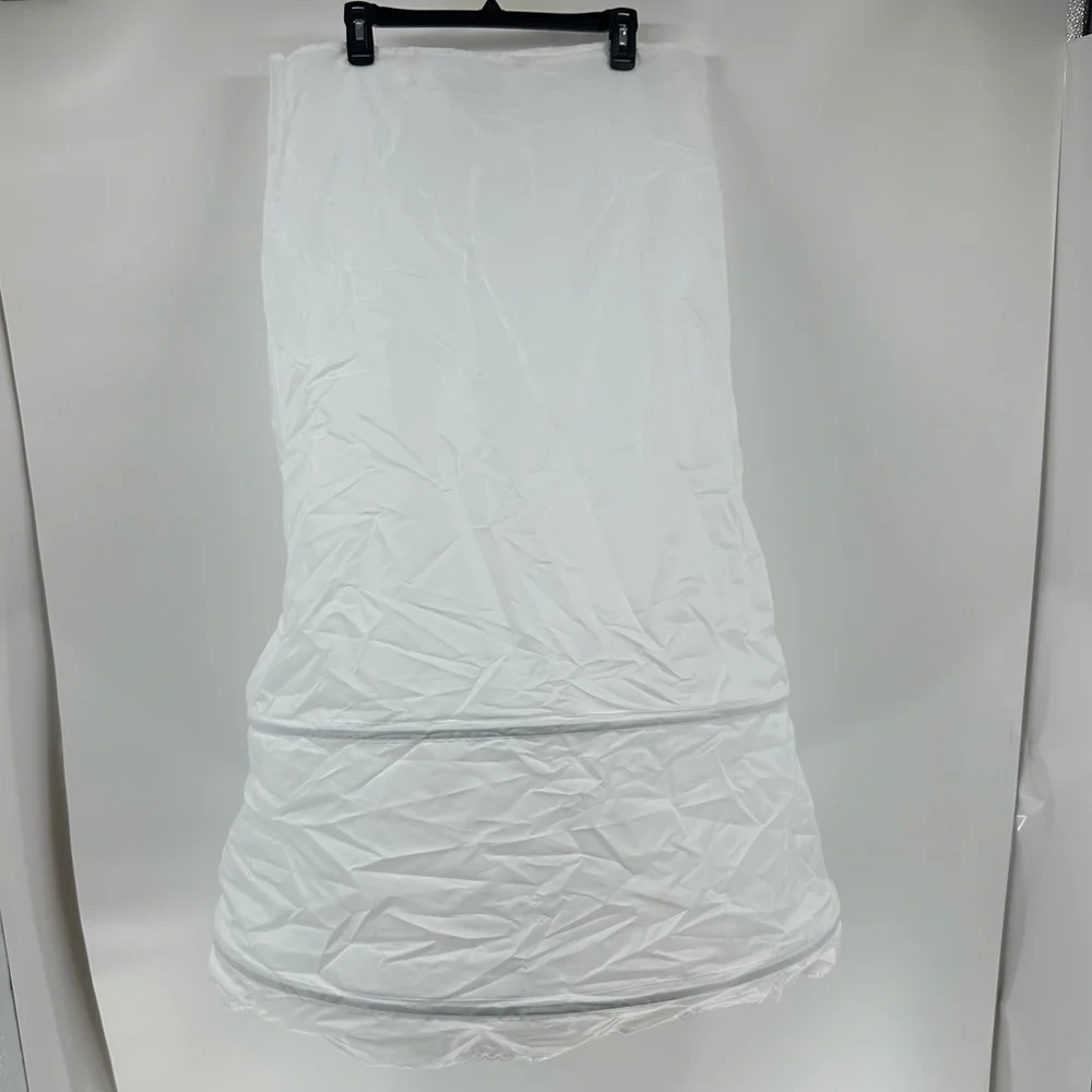 New Hoop Slip with Lace Trim. Bridal White Size XL - Picture 2 of 8